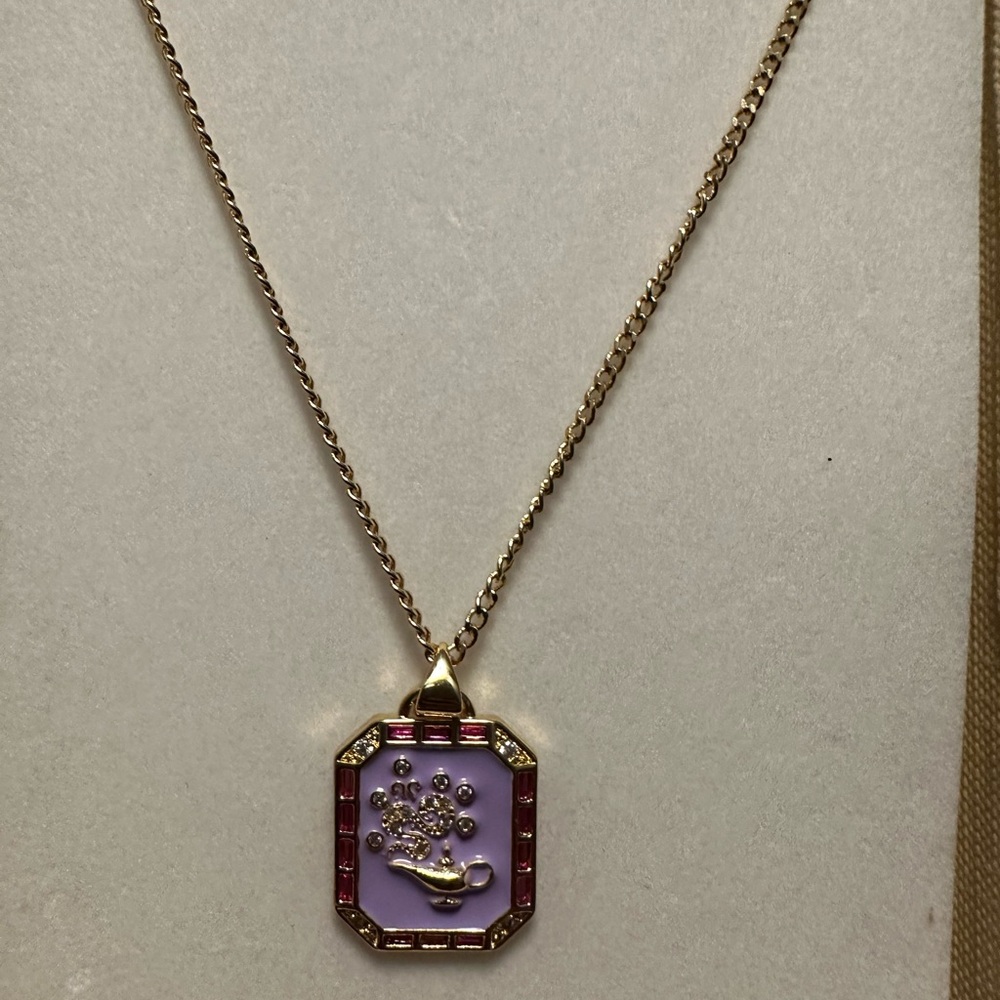 Gorgeous charm necklace! Genie in the bottle